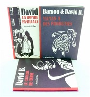 Patte de mouche. David B. Lot de 4 volumes