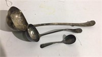 3 Silver Plated Serving Spoons M16B