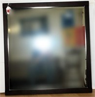 Wood Framed Large Wall Mirror