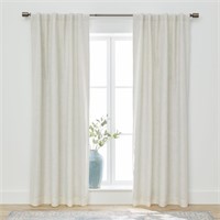 SM1299  BH&G Blackout Linen Blend Curtain, 50" x 9