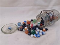 Marbles ,Some Dug, Pint Jar Full Various Sizes
