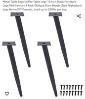 MSRP $22 Set 4 Table Legs