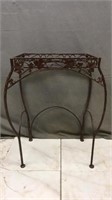 Small Metal Table Or Plant Stand (base Only)