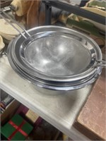 STRAINER AND STAINLESS BOWLS