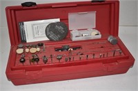 Dremel Tool Box with Sanding Paper and Bits