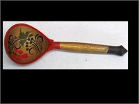 DECORATED WOODEN SPOON