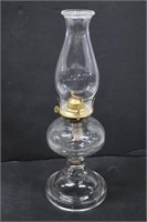 Clear Glass Vintage Hurrican Oil Lamp