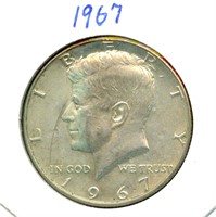 1967 Kennedy Half Dollar - 40% Silver