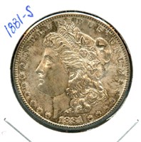 1881-S Morgan Silver Dollar