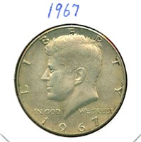 1967 Kennedy Half Dollar - 40% Silver