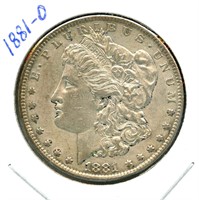 1881-O Morgan Silver Dollar