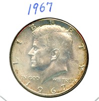 1967 Kennedy Half Dollar - 40% Silver