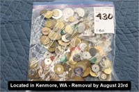 LOT, ASSORTED TOKENS & MEDALLIONS