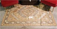 Lot #2254 - Silk style Persian Tabrez area rug