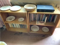 (2) BOOK SHELVES & CONTENTS