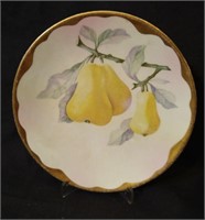 Hand Painted Tritt Studio pear plate