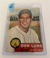 1953 Topps Donald Lund #277