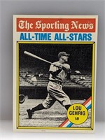 1976 Topps All Time All Stars #341 Lou Gehrig HOF