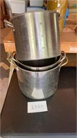 3 Stainless Steel Stockpots