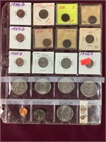 20 Assorted U.S. Coins, Old & New; Many