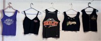 Lot of 5 Large & XL Harley tank tops