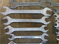 open end SAE wrenches, mixed brands