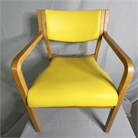 MCM Yellow Thonet Chair