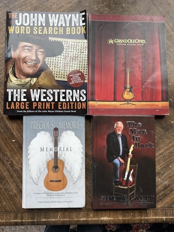 Country books and word search