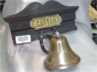 Vintage Brass Captain Bell