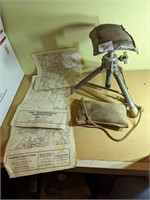 Vintage Gun Rest & Maps
