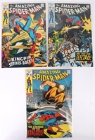 THE AMAZING SPIDER-MAN #81, #82 & #84 COMIC BOOKS