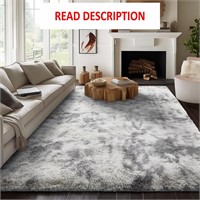 Ophanie 8x10 Rug  Grey&White  Non-Slip Carpet