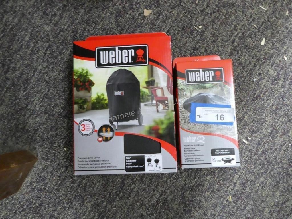 2 Weber Grill Covers