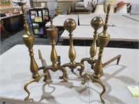 VINTAGE BRASS ANDIRON COLLECTION