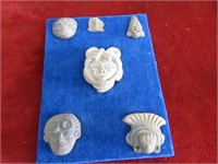 Carved Stone/terra cotta heads/faces Byzatine.
