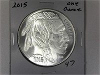 2015 One Ounce Silver Buffalo