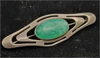 Sterling .925 & Turquoise Brooch
