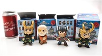 4 figurines Funko, Marvel, Thor, bobblehead