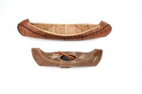 2 Northwest Coast Native Model canoes