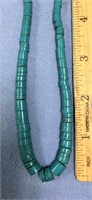 Turquoise necklace 15" long       (2)