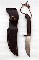 OLSEN OK STRAIGHT KNIFE in SHEATH