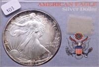 1992 SILVER EAGLE GEM