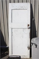 Vintage Wooden Door 30 x 78H