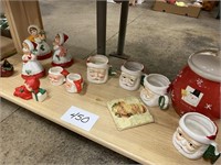 VINTAGE CHRISTMAS SANTA MUGS - MORE