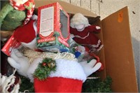 box of christmas items