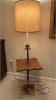 Fancy Floor lamp w/ cocktail shelf table