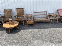 Adirondack Style 1960s Walpole Patio Set.