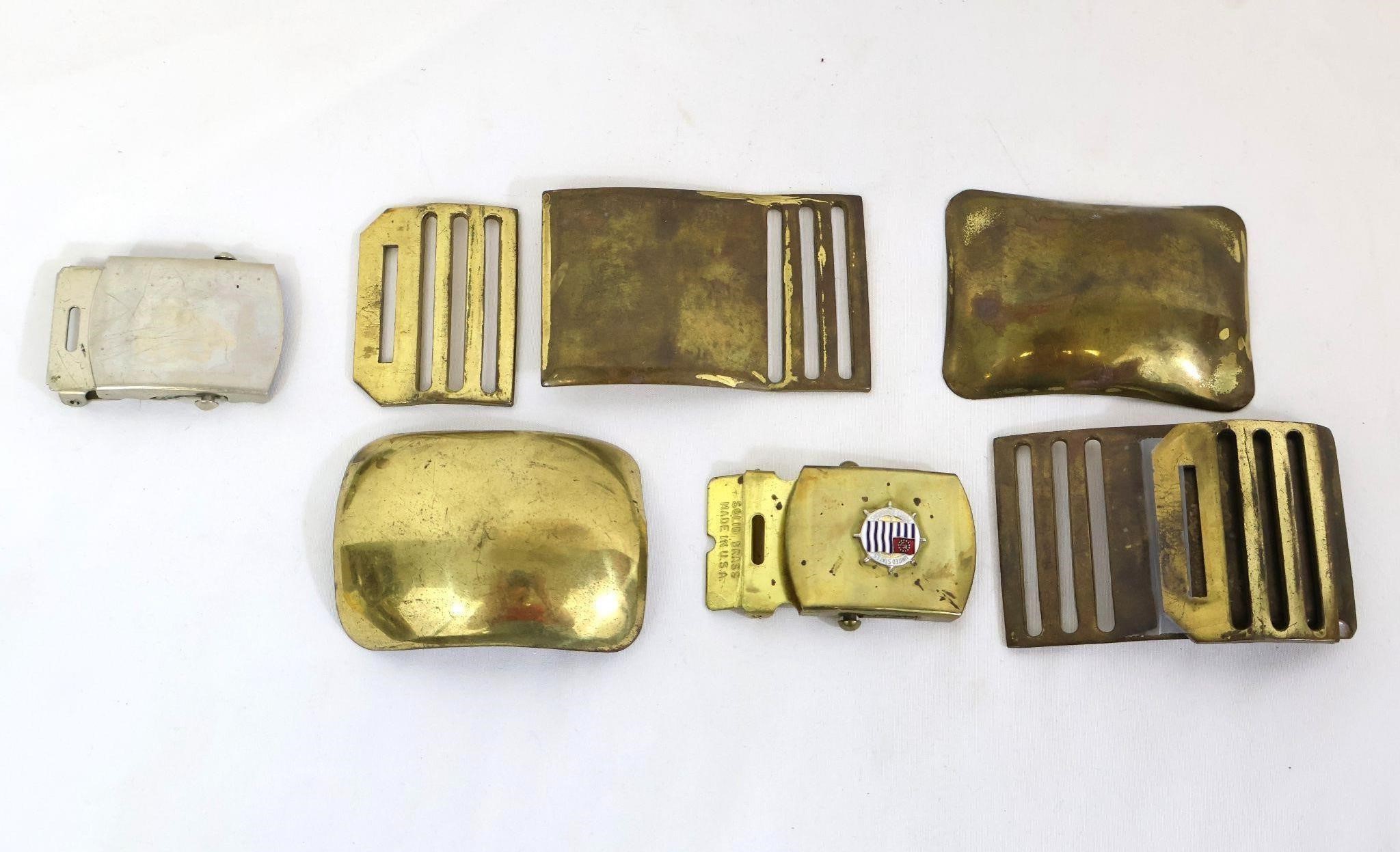 Military Brass Belt Buckles