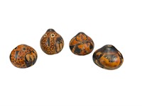 4- Peruvian Carved Gourds