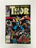 Autograph COA Thor #407 Comics